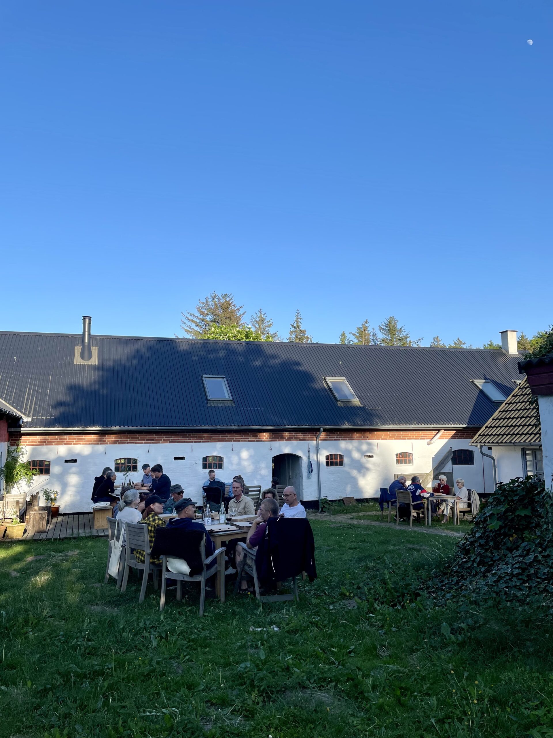 Pizza i gården
